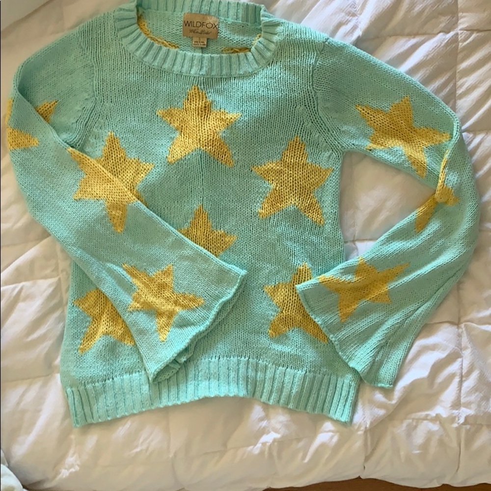 Wildfox White Label Star Knit Sweater